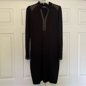 Roberto Cavalli Black Long Sleeve Dress